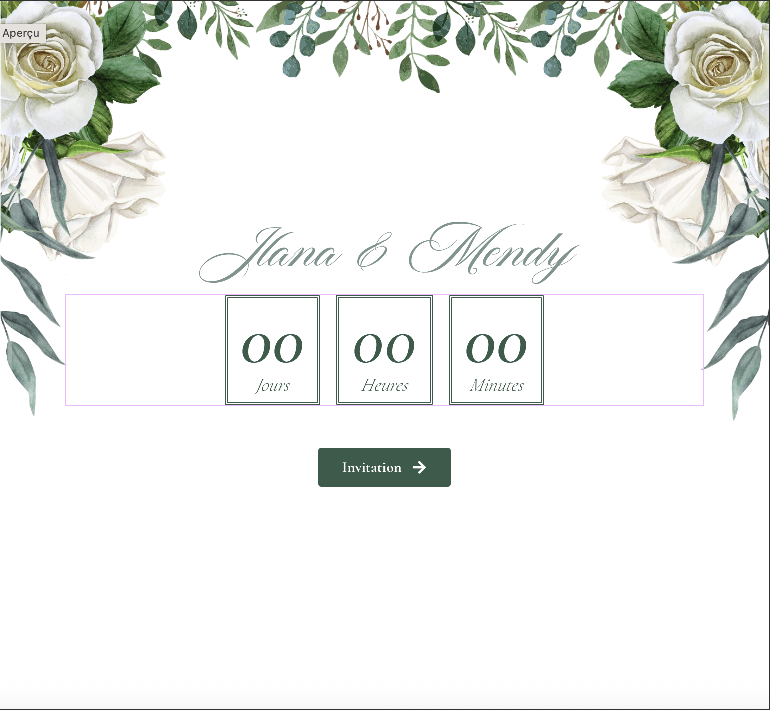 odèle de faire-part digital